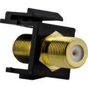 Merten - Einsatz/Abdeckung für Kommunikationstechnik BNC-F-Keystone MEG4586-0001 schwarz