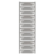 Weidmüller - Kabelmarkierungssystem Leitermarkierer SFX11/60MCNEUTRALGR 60x11mm,grau − 60 Stück