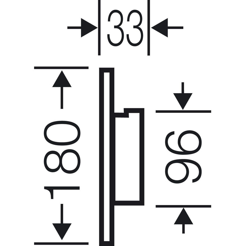 Hensel - Lüfterblech (Schaltschrank) ENYSTAR-Belüftungsflansch FP BF 18 f.Gehäusewand 1