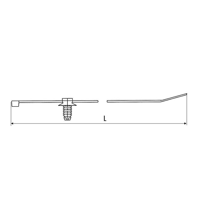 HellermannTyton - Kabelbinder Befestigungsbinder 156-00457(500) − 500 Stück