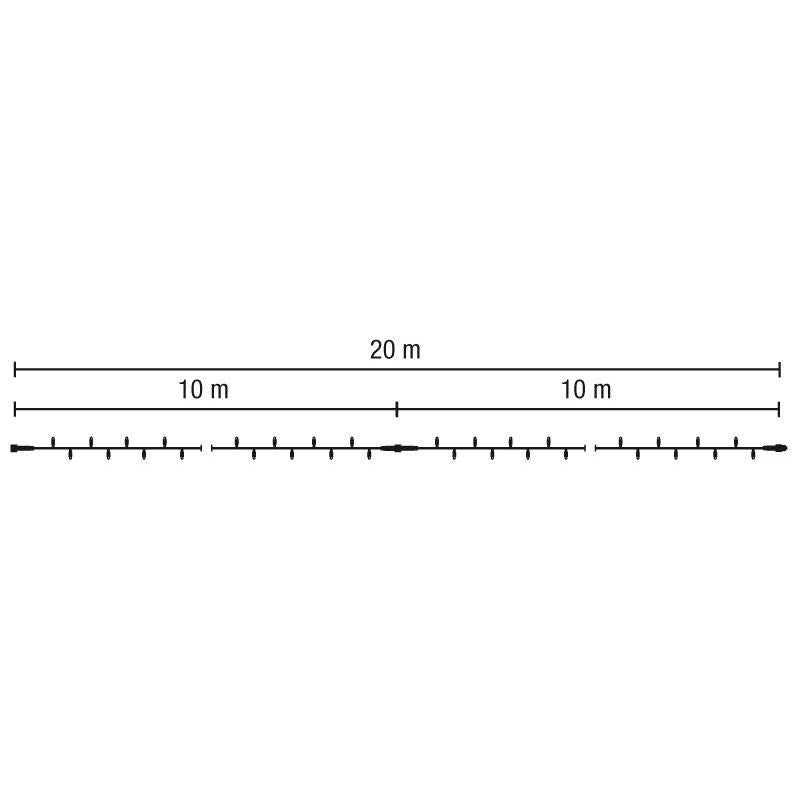 Scharnberger+Hasenbein - Festbeleuchtung Ersatzstrang 10m 58969 f.LEDStringLite
