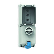Bals Elektrotech - CEE-Steckdose abschaltbar, abgesichert (IEC 60309) Wandsteckdose abschaltbar 17044 verriegelt abgesich