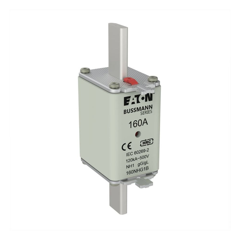 Eaton - Messersicherung Sicherungseinsatz Nieders. NH-SICHERU#160NHG1B 160A AC 500V 120kA − 3 Stück