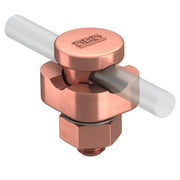 OBO Bettermann - Verbinder für Blitzschutz Endklemme 5001 ZN-CU Fix-Kontakt − 10 Stück