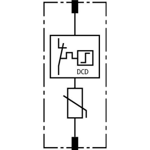 DEHN - Überspannungsableiter für Energietechnik/Stromversorgung Überspannungsableiter DG MOD E DC 550 Typ 2 Varistor