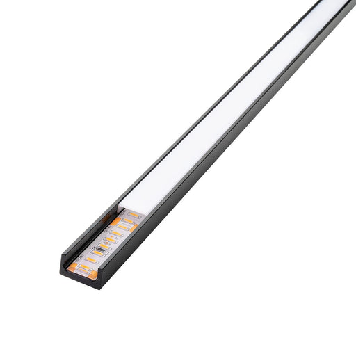 SG Leuchten - Mechanisches Zubehör/Ersatzteile für Leuchten LED-Streifensystem 391476 1,8m schwarz IN/OUT − 1 Stück