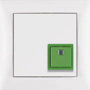 Berker - Behindertenelement für Installationsschalterprogramme Abstelltaster pows/sa 52016099 mit Rahmen