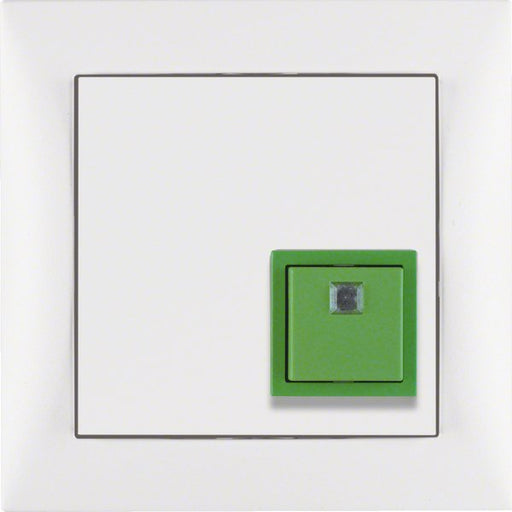 Berker - Behindertenelement für Installationsschalterprogramme Abstelltaster pows/sa 52016099 mit Rahmen
