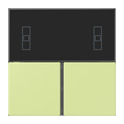 Jung - Abdeckung/Bedienelement für Installationsschalterprogramme Tastensatz 3fach LC 4093 TSA 222 vert jaune clair