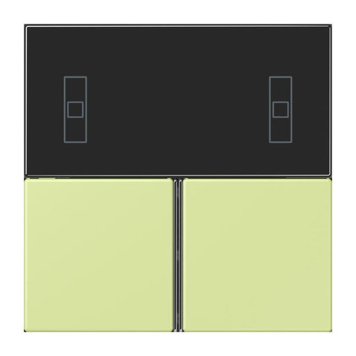 Jung - Abdeckung/Bedienelement für Installationsschalterprogramme Tastensatz 3fach LC 4093 TSA 222 vert jaune clair