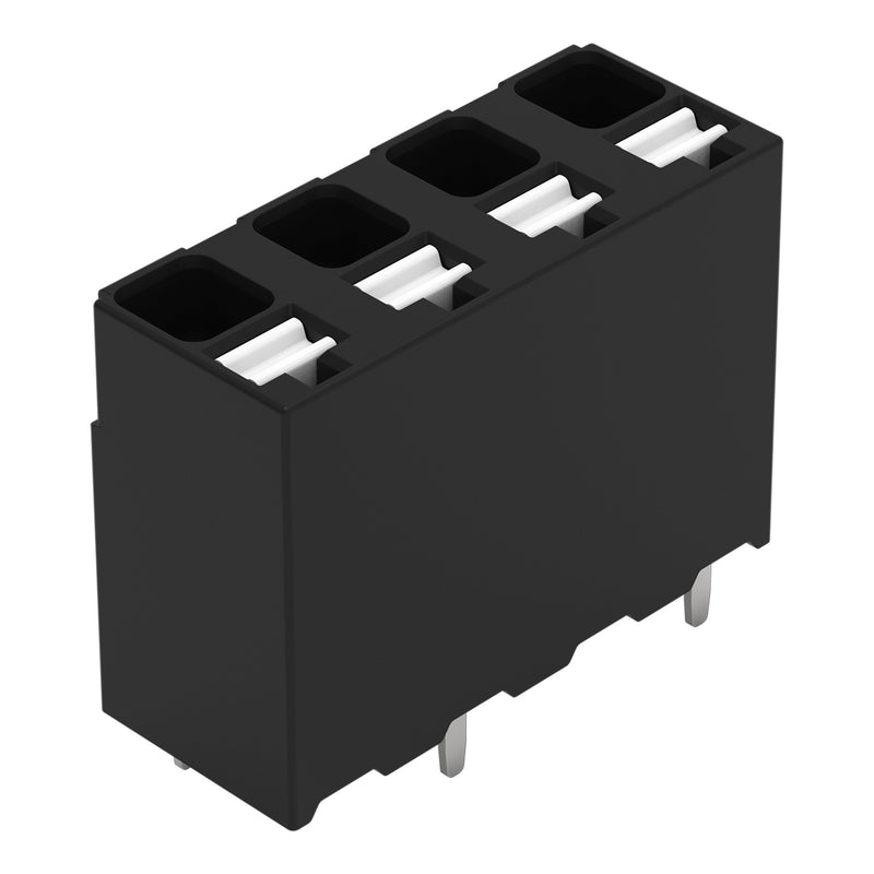 WAGO - Leiterplattenklemme THR-Leiterplattenklemme 2086-3124/997-605 Drücker,1,5mm²,sw − 1645 Stück