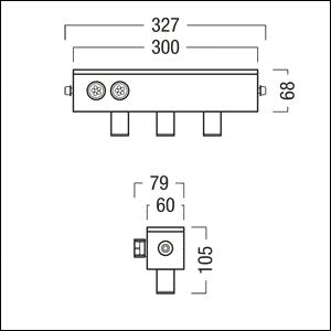 Zumtobel Group - Downlight/Strahler/Flutlicht LED - Fassadenstrahler SUSY S 3P  #42187708 830