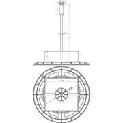 DEHN - Distanzhalter für Blitzschutz DEHNiso-DLH-Set DIDLH 8 H435 D300 BS mit Grundplatte