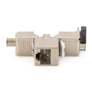 DIGITUS - Modularer Steckverbinder Keystone Modul Kat.6A DN-93617-24 geschirmt Set=24St