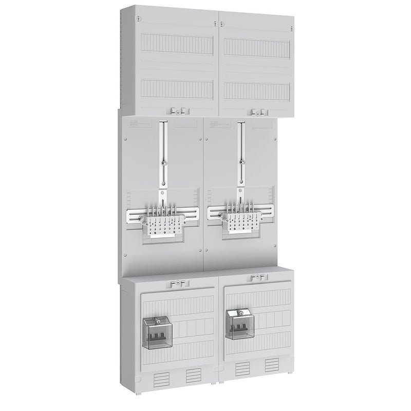 ABN - Zählerfeld Zählerplatz Z27520L 2Z LS 40A 16qmm