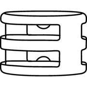 HellermannTyton - Kabelbinder Befestigungsbinder 156-00382(500) grau − 500 Stück