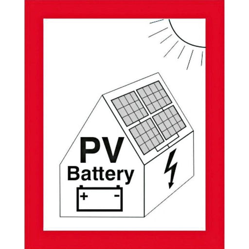 Cimco Werkzeuge - Warn-/Hinweisschild Brandschutzzeichen 182798 Hinw. PV-Anl+Batt