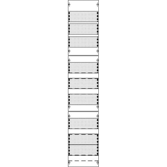 Striebel&John - Verteilerfeld für Installationsverteiler Verteilerfeld FV19A3R3H m.APZ3 zRfZ4/HAN,9RE − 1 Stück