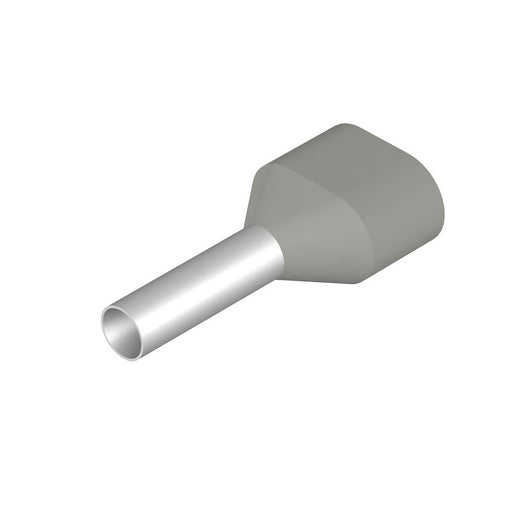 Weidmüller - Aderendhülse Zwilling H2,5/19T ZH GR SV − 250 Stück