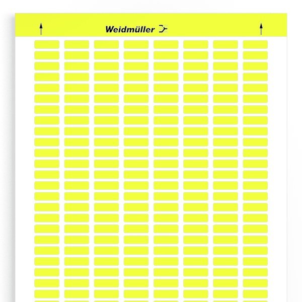 Weidmüller - Kennzeichnungsmaterial Gerätemarkierung LM MT300 19/6.3 GE selbstkleb.,19.05mm − 10 Stück
