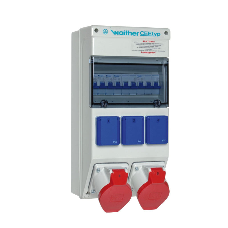 Walther Werke - CEE-Steckdosen-Kombination (IEC 60309) Steckdosekombination 6981203 Kunststoff, -Ste