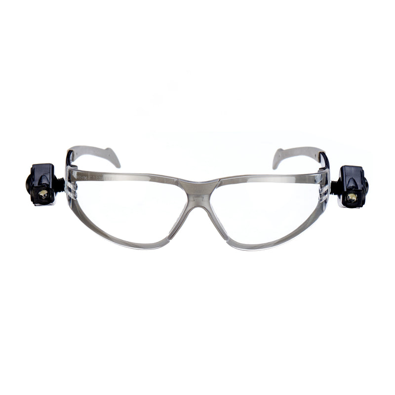 3M - Schutzbrille mit LED LEDLV AS/AF/UV,PC,klar − 20 Stück