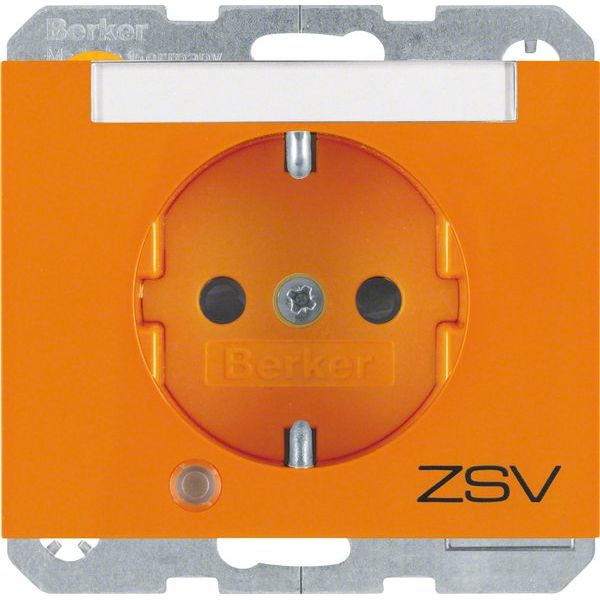 Berker - Steckdose SCHUKO-Steckdose or/gl 41107114 Kontroll-LED