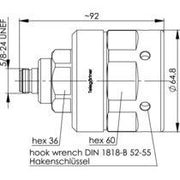Telegärtner - Koax-Steckverbinder N-Kabelbuchse Simfix Pro 100024078 G26 (1 5/8Z)