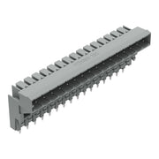 WAGO - Leiterplattensteckverbinder THT-Aufstock-Stiftleiste 232-346 1,0x1,0,abgew.,gr − 25 Stück