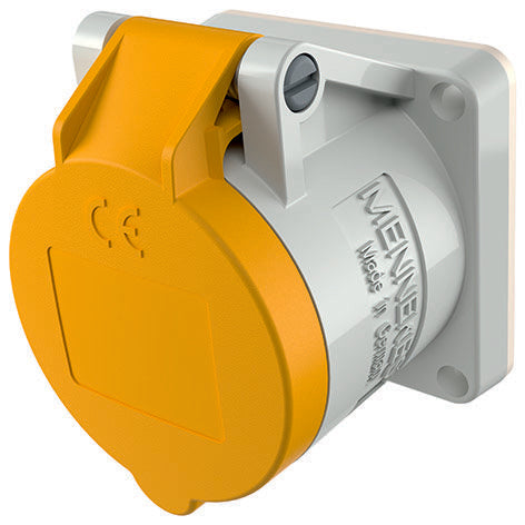 Mennekes - CEE-Anbausteckdose (IEC 60309) Anbaudose TwinCONTACT 1618 16A3p4h110V, IP44