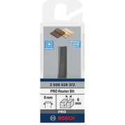 Bosch - Fräser PRO Nutfräser, 2608628372 zweischneidig 8 x L