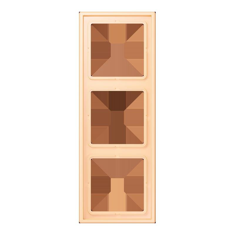 Jung - Abdeckrahmen Rahmen 3-fach LC 983 223 ocre
