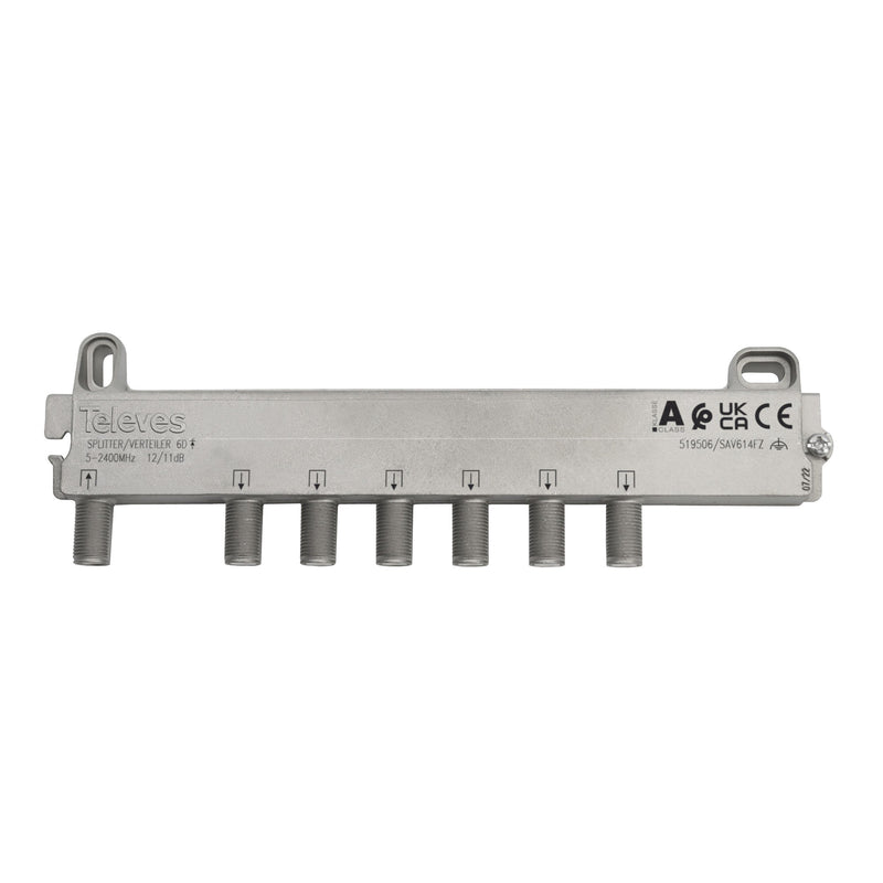 Televes - Abzweiger und Verteiler 6f. SAV 614 FZ