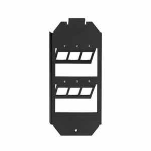 Rutenbeck - Zubehör/Ersatzteile für modulares Anschlusssystem Geräteträger KMK-GT 2 6fach, für GB2 − 2 Stück