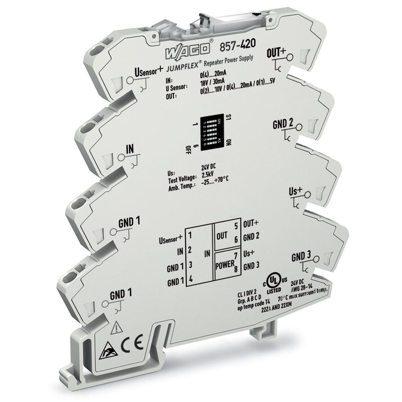WAGO - Trennverstärker Speisetrenner 857-420 konfigurierbar