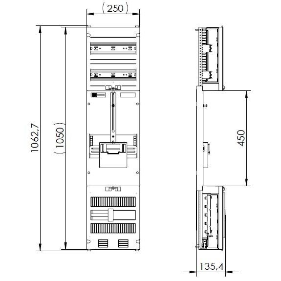 ABN - Zählerfeld Z17001 3Pkt 1Z o.V./ o.B