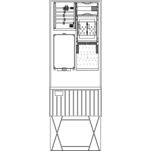 Elsta Mosdorfer - Zähler-Komplettschrank Zähleranschlusssäule ZS322B.S3.12V A320 S3 2Z BKEI 12TE