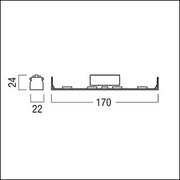 Zumtobel Group - Mechanisches Zubehör/Ersatzteile für Leuchten Verbinder (mechanisch) SUP2 TRACK #22169693 schwarz