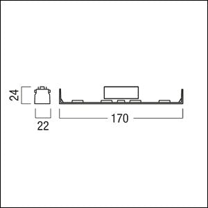 Zumtobel Group - Mechanisches Zubehör/Ersatzteile für Leuchten Verbinder (mechanisch) SUP2 TRACK #22169693 schwarz