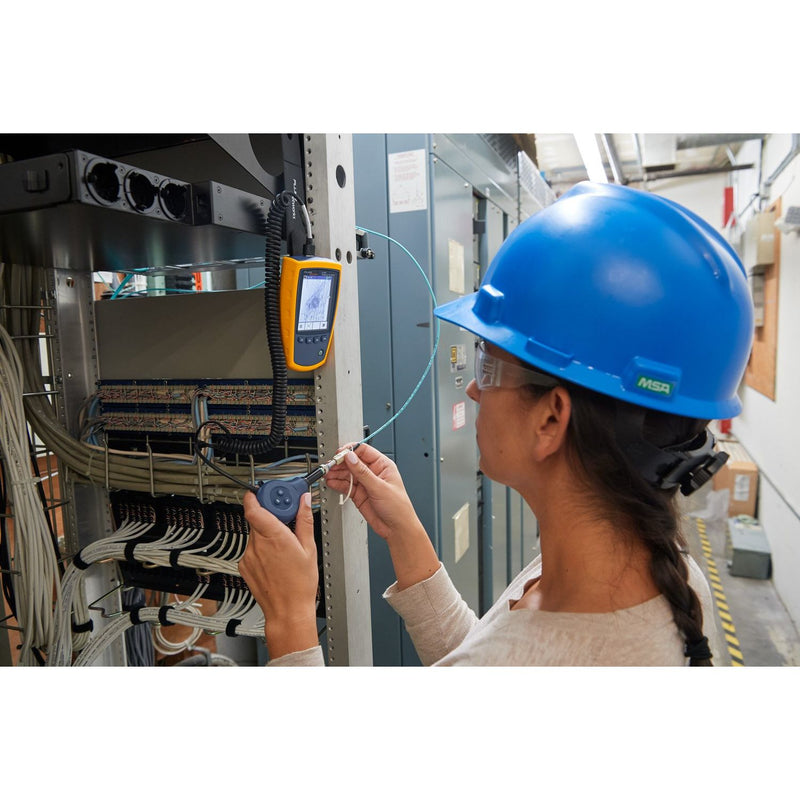 Fluke Networks - Mess-/Testgerät für Kommunikationstechnik Glasfaser-Inpektionskamera FI-525 m.NFC-KIT-BOX+Tupfer