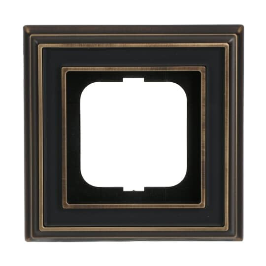 Busch-Jaeger - Abdeckrahmen Rahmen 1-fach 1721-845 ms/antik anthrazit  − 1 Stück
