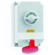 Bals Elektrotech - CEE-Steckdose abschaltbar, abgesichert (IEC 60309) Wandsteckdose abschaltbar 16605 verriegelt 63A 4p 4