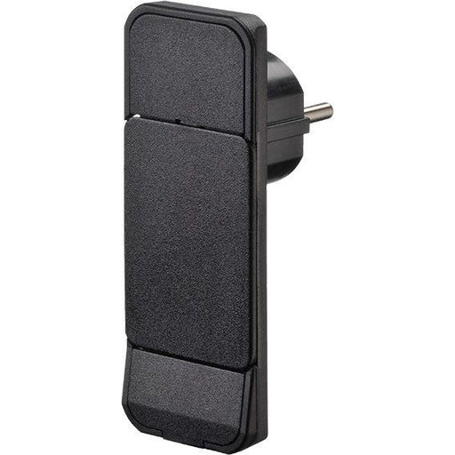 Bachmann - Steckverbinder für steckbare Gebäudeinstallation Schutzkont.-Flachstecker 933.008 sw, ohne Ltg