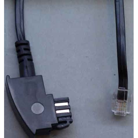 E+P Elektrik - Konfektionierte Fernmeldeleitung TAE-F St.6/2 + West.St.6/4 T 170/10 10m
