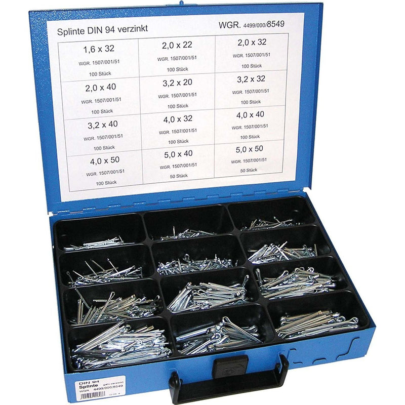 Dresselhaus - Splint/Sicherungsstift Splinte 4499/000/06 8549 DIN 94, zn