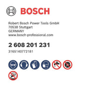 Bosch - Trenn-/Schleifscheibe PRO Multi Material 2608201231 Topfscheibe 5 x 125