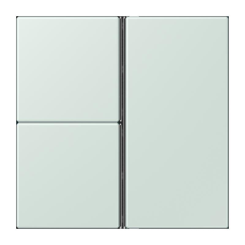 Jung - Abdeckung/Bedienelement für Installationsschalterprogramme Tastensatz 3fach LC 403 TSA 215 ceruleen pale