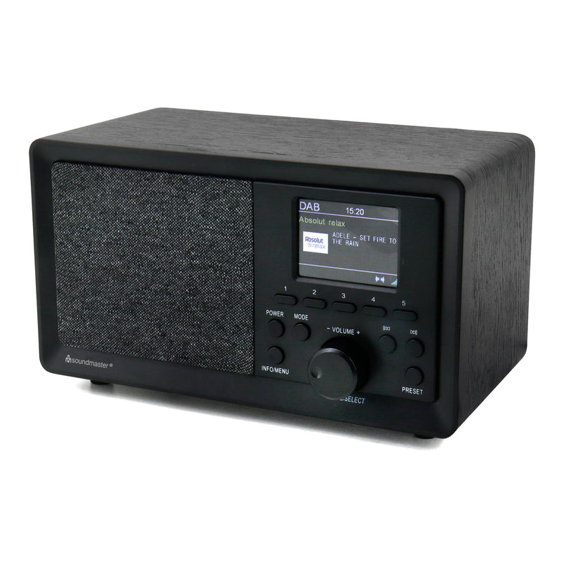 Soundmaster - Radio DAB+/UKW RDS Radio DAB350SW sw Farbdisplay