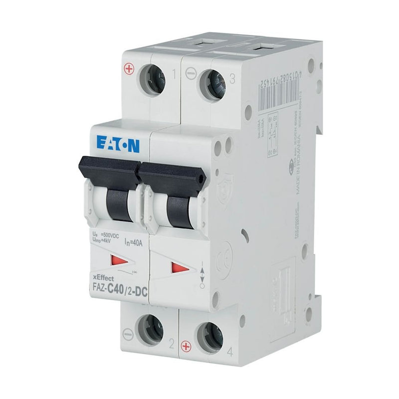 Eaton - Leitungsschutzschalter FAZ-C40/2-DC C 40A DC, 2p