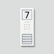 Siedle&Söhne - Zubehör/Ersatzteile für Türkommunikation Gehäuse-Oberteil CA 812-4/CA 850-4 W Signalweiß
